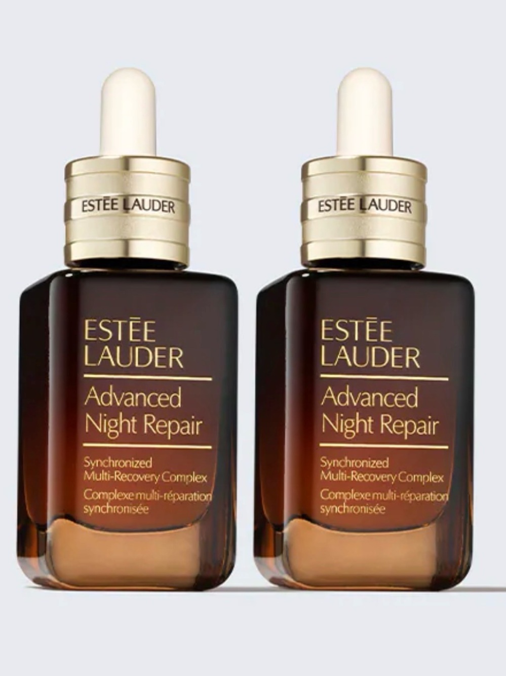 NEW Estรฉe Lauder Advanced Night Repair Serum Duo 2 Full Size 1.7 oz Bottles